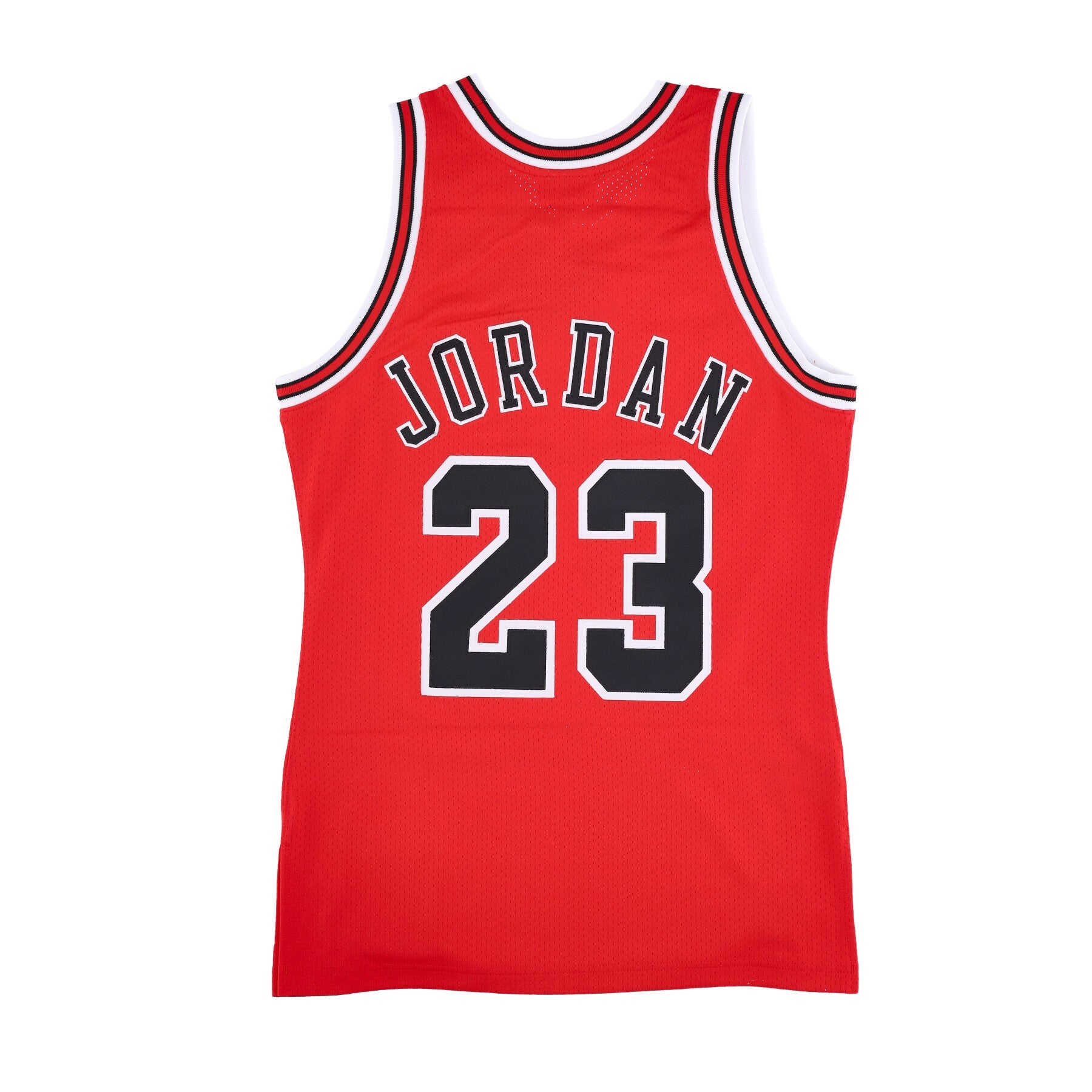 Basket Men's Tank Top NBA Authentic Jersey Hardwood Classics No 23 Michael Jordan 1997-98 Chibul Road Red