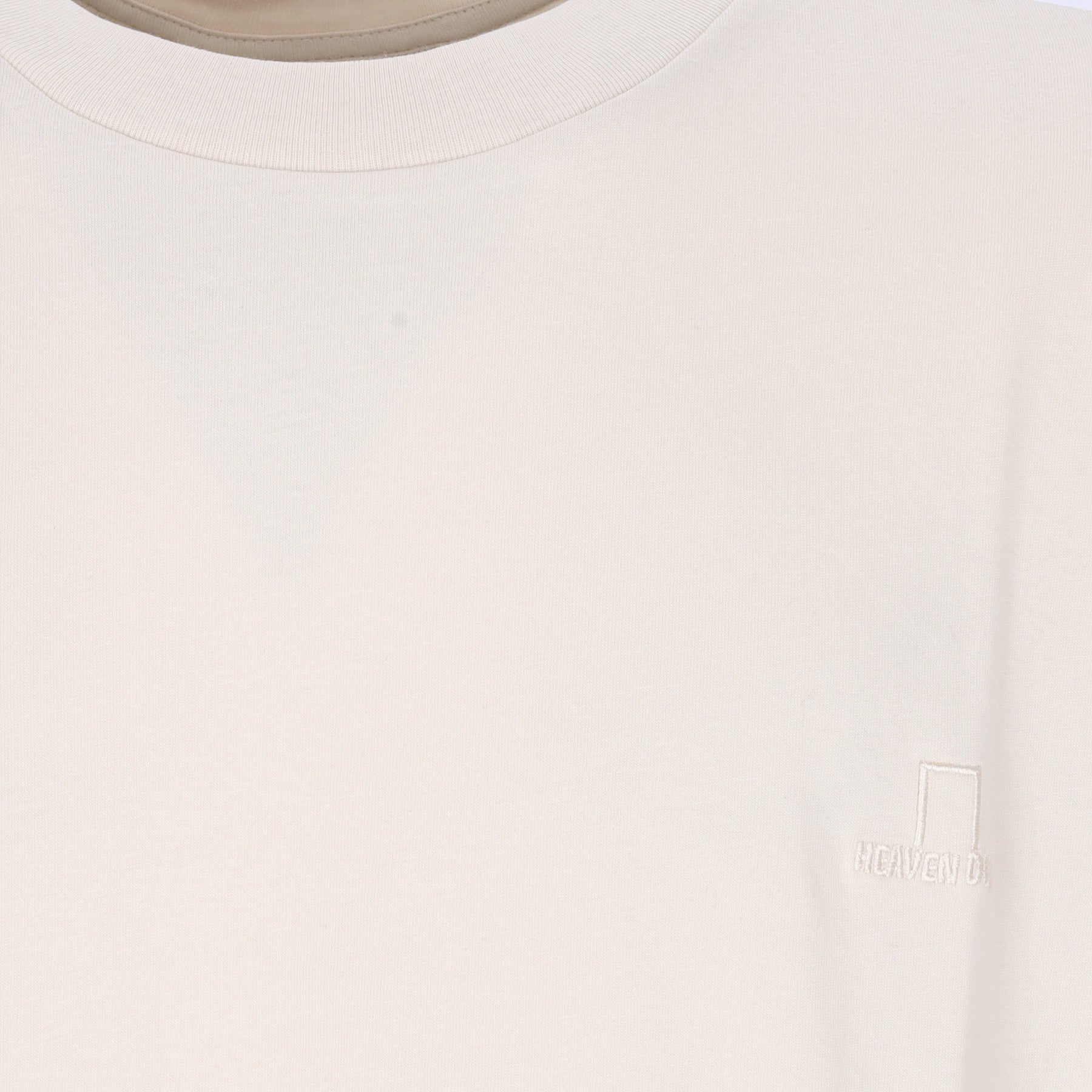 Maglietta Uomo Embroidered Logo Tee Sand
