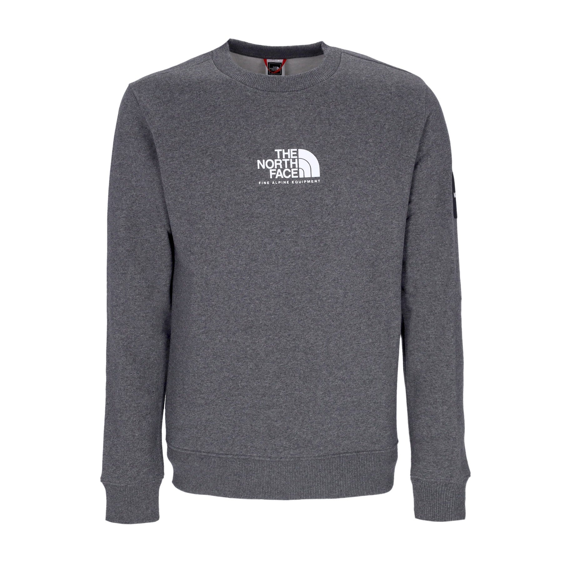 The North Face, Felpa Girocollo Uomo Seasonal Fine Crew, Medium Grey Heather