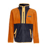 Columbia, Giubbotto Pile Uomo Back Bowl Full Zip Fleece, Warm Copper/black/mango