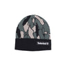 Timberland, Cappello Uomo Bark Camo Knit Beanie, Balsam Green