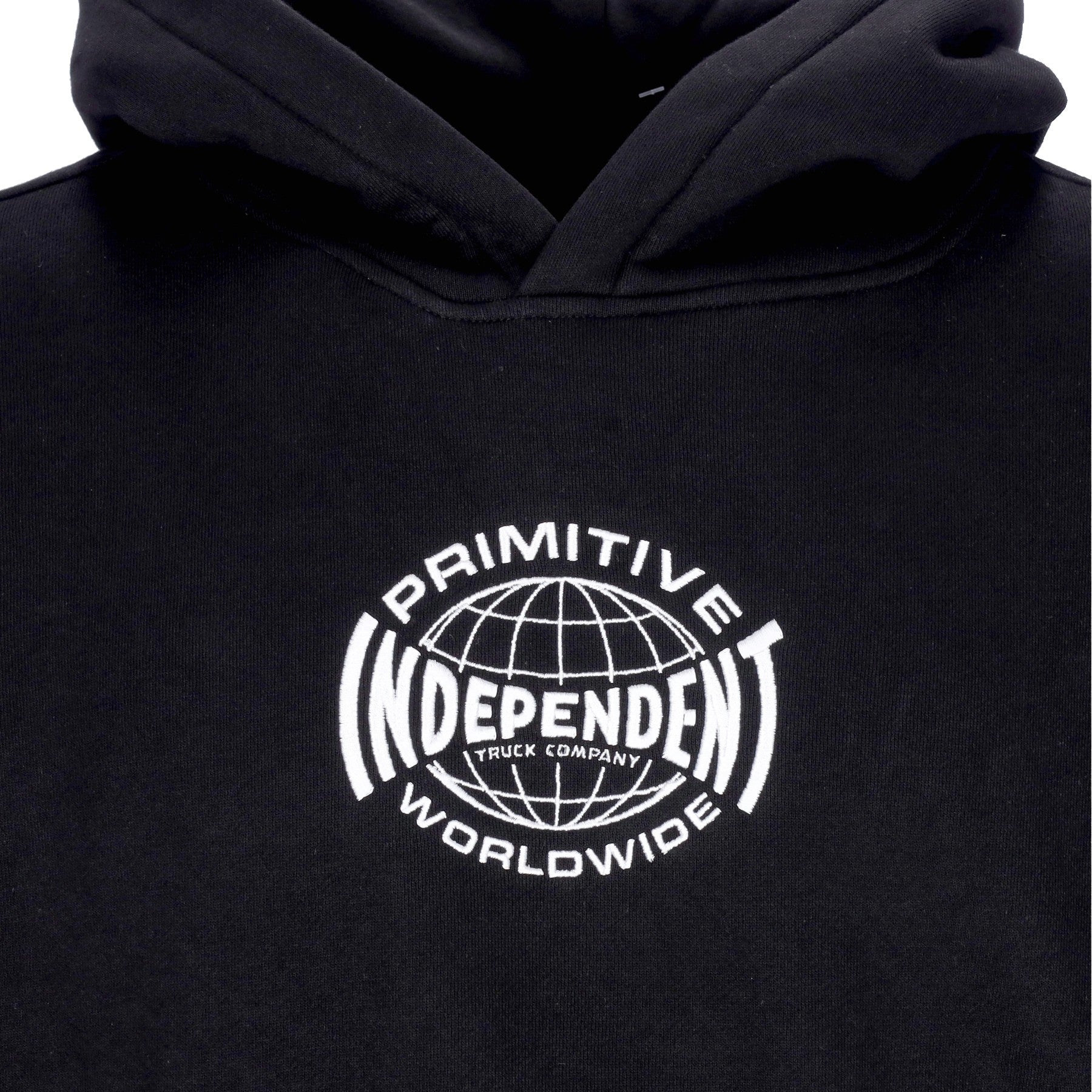 Primitive, Felpa Cappuccio Uomo Global Hood X Independent, 