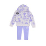 Nike, Completo Tuta Bambina Cloud Wash Hoodie &legging, Light Thistle