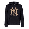 47 Brand, Felpa Cappuccio Uomo Mlb Imprint Burnside Hood Neyyan, Jet Black