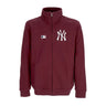 47 Brand, Felpa Collo Alto Uomo Mlb Islington Track Jacket Neyyan, Dark Maroon