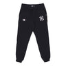 47 Brand, Pantalone Tuta Felpato Uomo Mlb Emb Burnside Track Pant Neyyan, Jet Black