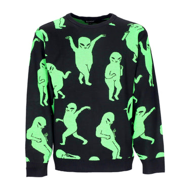 Ripndip, Maglione Uomo Alien Dance Party Knit Sweater, Black