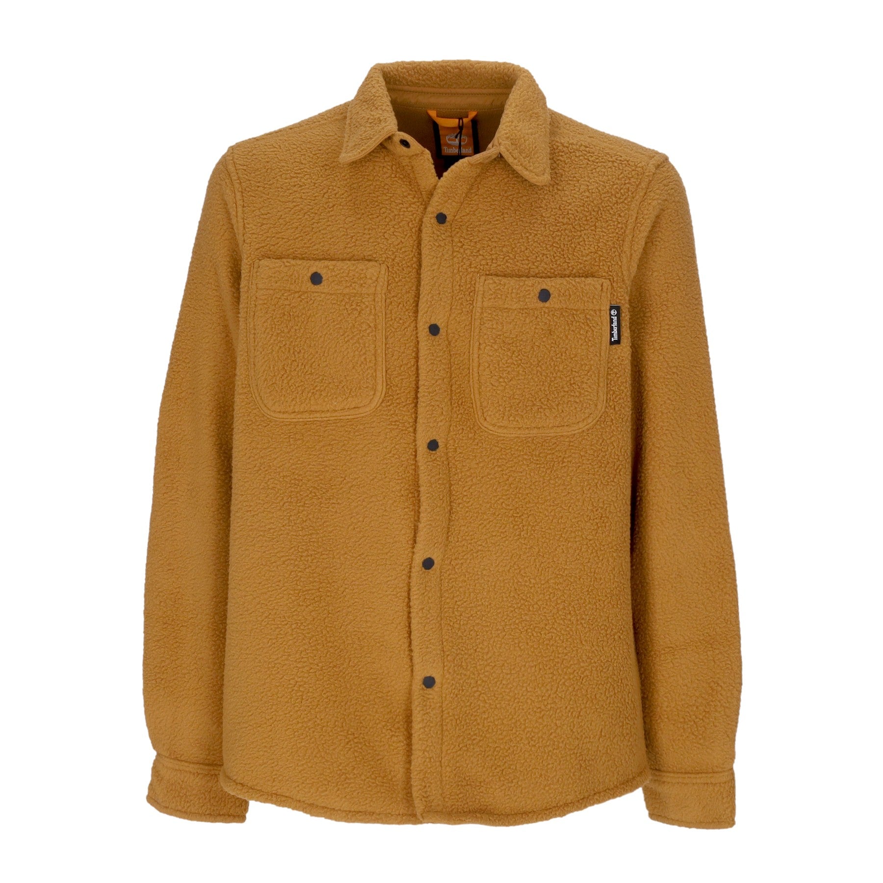 Timberland, Camicia Manica Lunga Uomo Fleece Overshirt, Wheat Boot