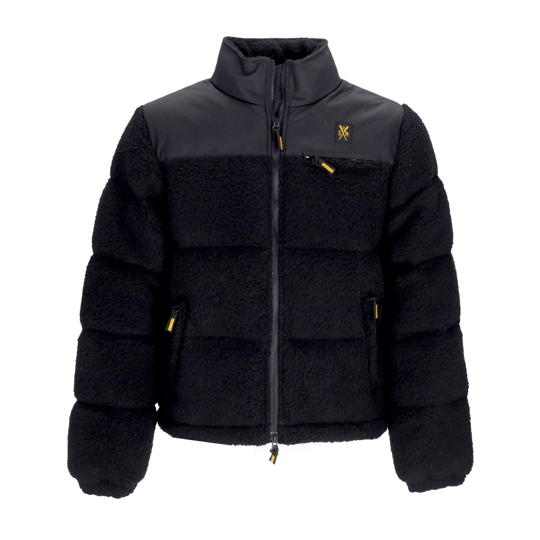 5tate Of Mind, Orsetto Uomo Retrofuture Sherpa Jacket, Black