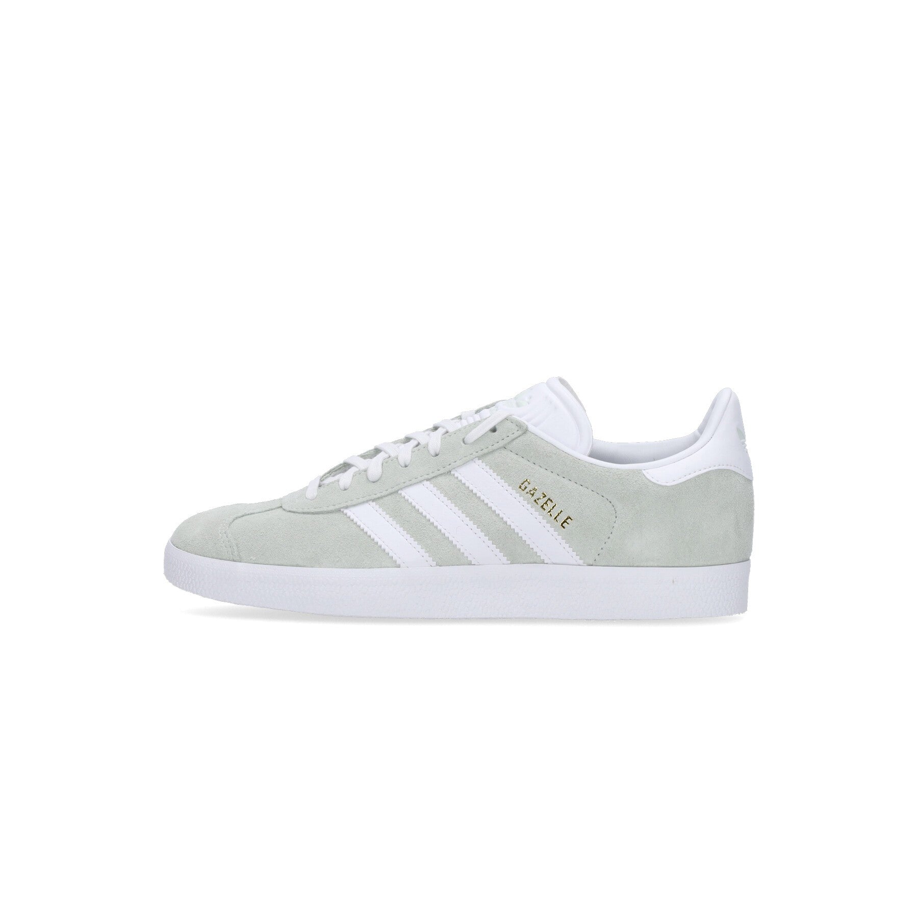 Adidas, Scarpa Bassa Uomo Gazelle, Linen Green/cloud White/gold Metallic
