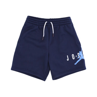 Jordan, Pantalone Corto Tuta Felpato Ragazzo Jumpman Sustainable Short, Midnight Navy