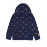 Nike, Felpa Leggera Cappuccio Bambino Club Gfx Po Hoodie, Midnight Navy