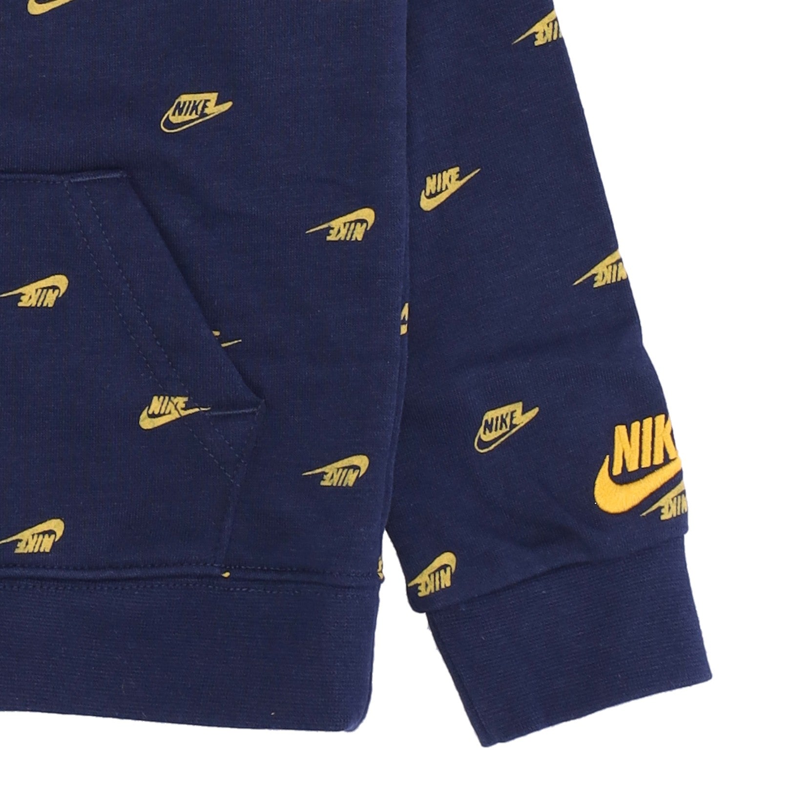 Nike, Felpa Leggera Cappuccio Bambino Club Gfx Po Hoodie, 