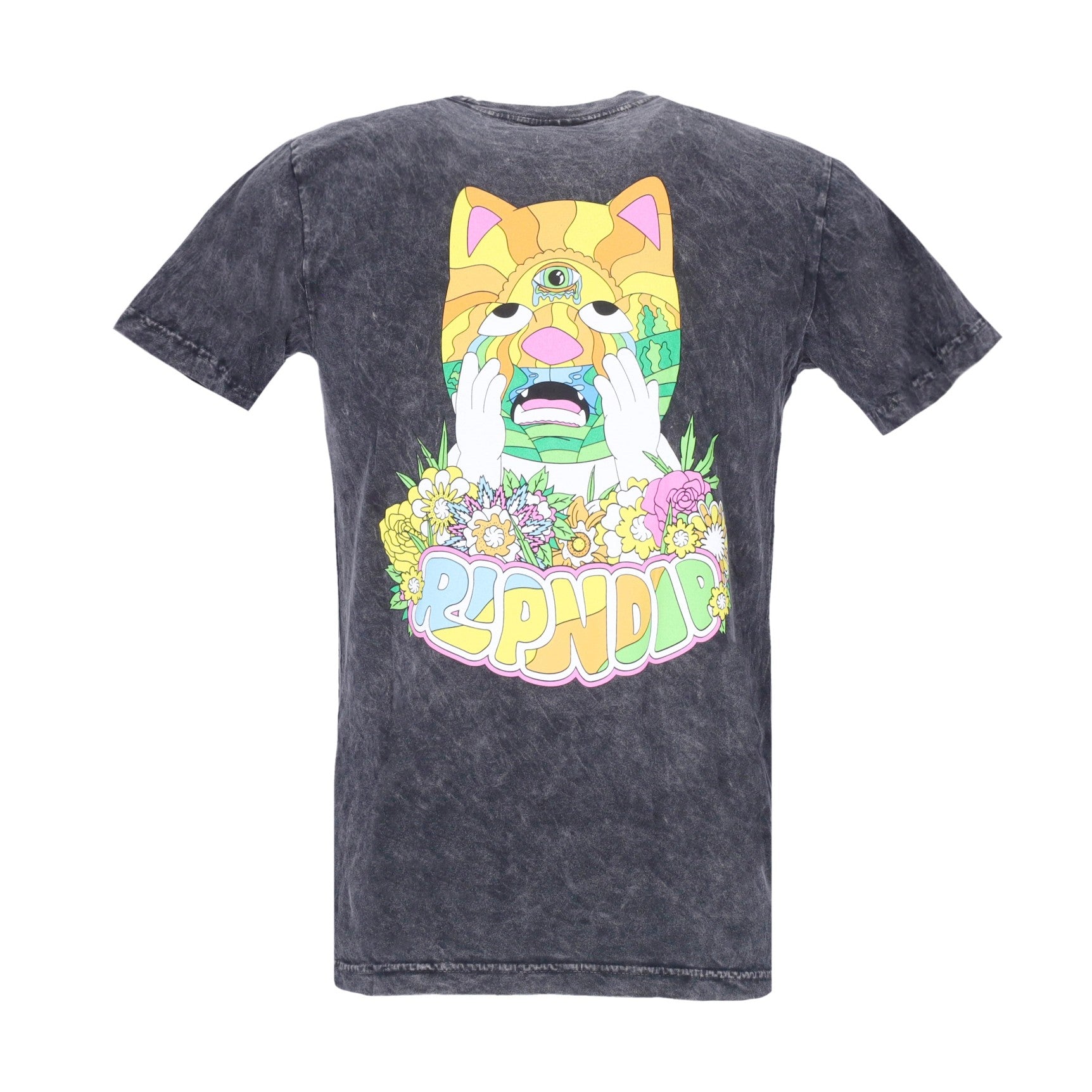 Ripndip, Maglietta Uomo Pretty Sad Tee, Black Mineral Wash