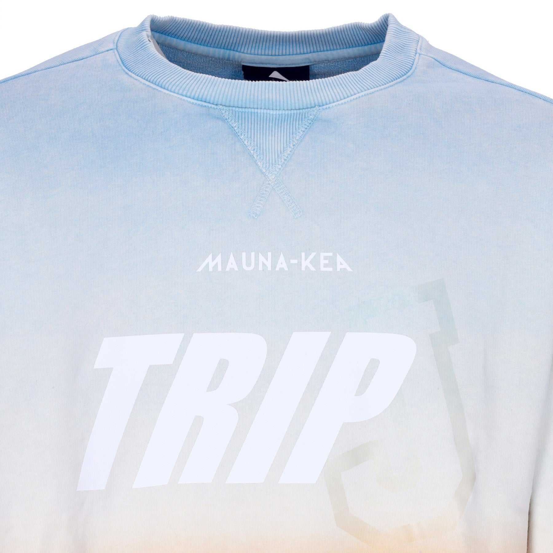 Mauna-kea, Felpa Leggera Girocollo Uomo Degrade' Crewneck X Triple J, 