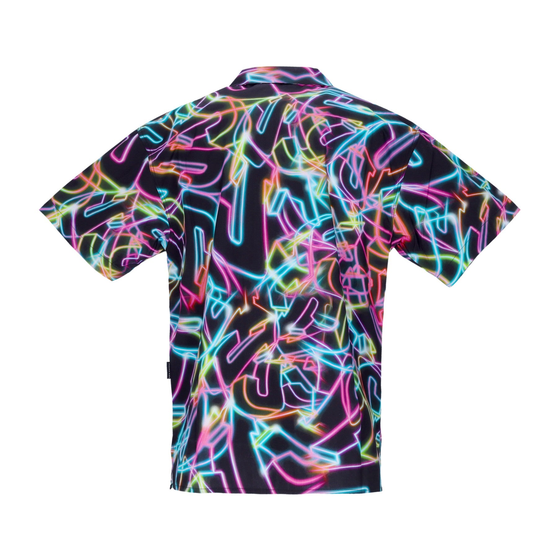 Mauna-kea, Camicia Manica Corta Uomo Neon Bowling Shirt X Triple J, Black/multi
