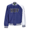 Huf, Giubbotto Bomber Uomo Satin Baseball Jacket, Navy