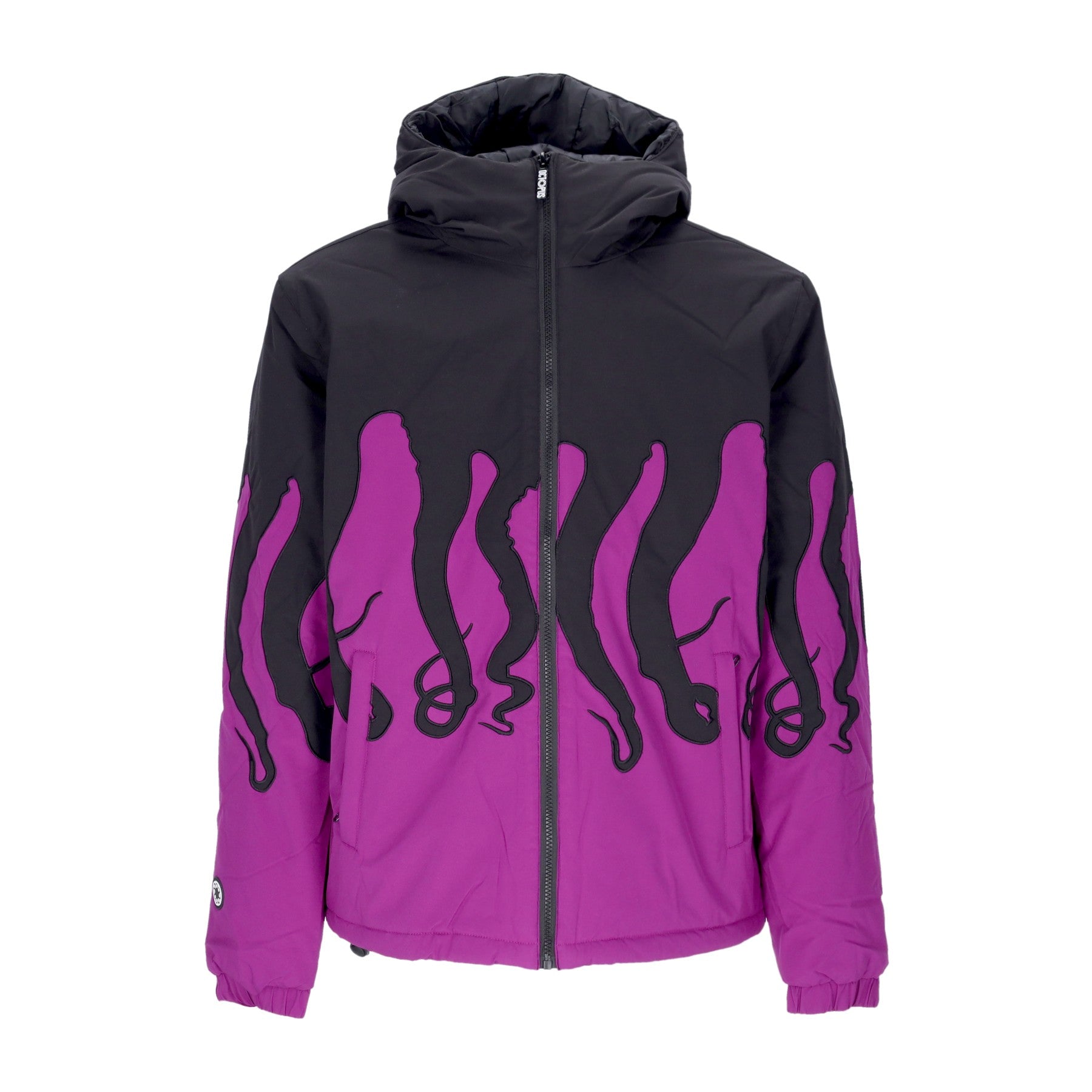 Octopus, Piumino Uomo Layer Puffer Jacket, Purple