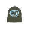 Iuter, Cappello Uomo Stencil Beanie, Army