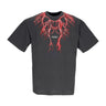 Phobia, Maglietta Uomo Front Lightning Tee, Grey/red