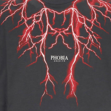 Phobia, Maglietta Uomo Front Lightning Tee, 