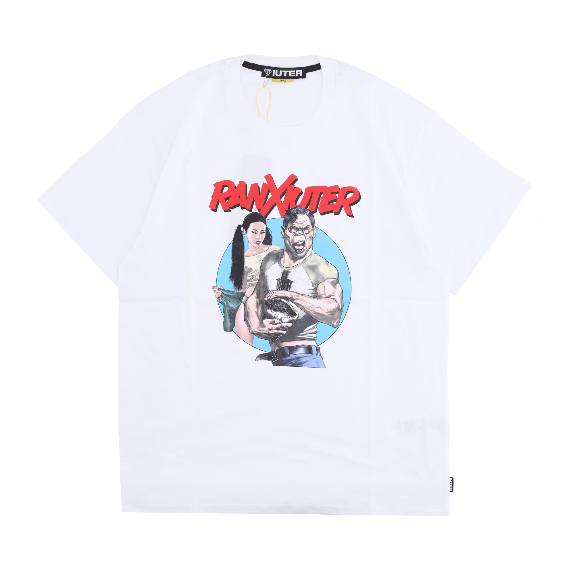 Iuter, Maglietta Uomo Ranxiuter Tee, White