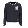 5tate Of Mind, Felpa Tipo Hockey Uomo Monogram Baseball Pullover, Black