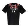 Phobia, Maglietta Uomo Front Lightning Tee, Black/red/grey