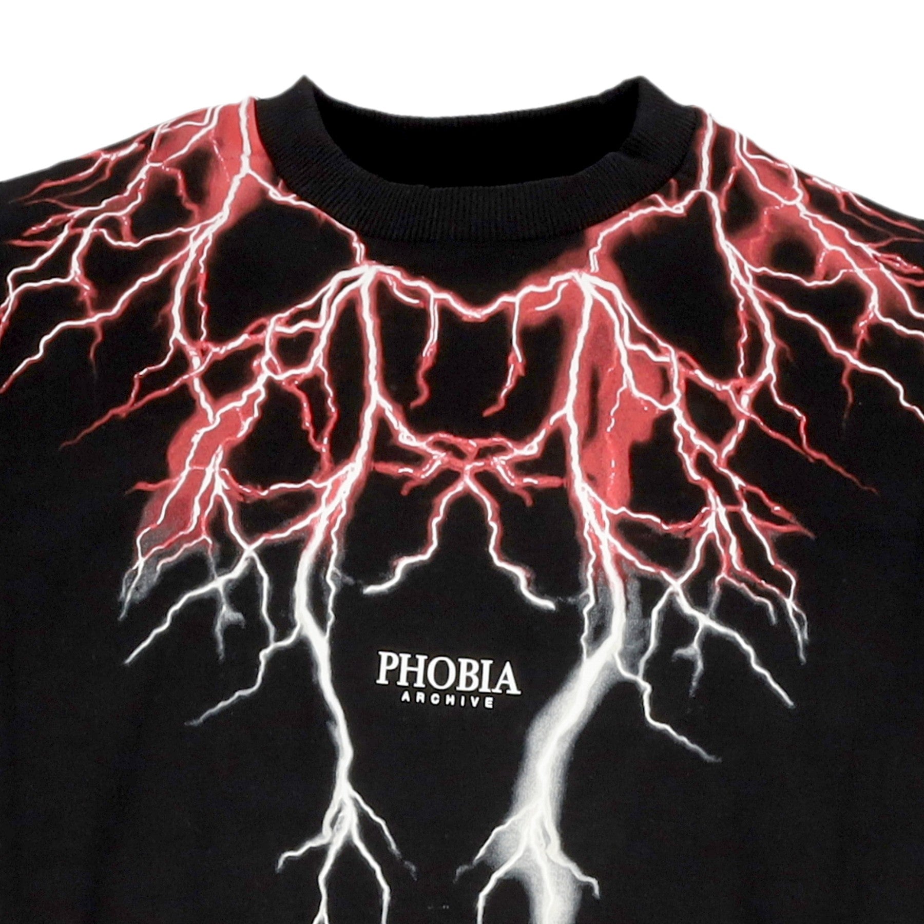 Phobia, Maglietta Uomo Front Lightning Tee, 
