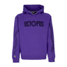 Octopus, Felpa Cappuccio Uomo Outline Logo Hoodie, Purple