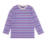 Santa Cruz, Maglietta Manica Lunga Donna Other Dot Chest L/s Tee, Violet Stripe