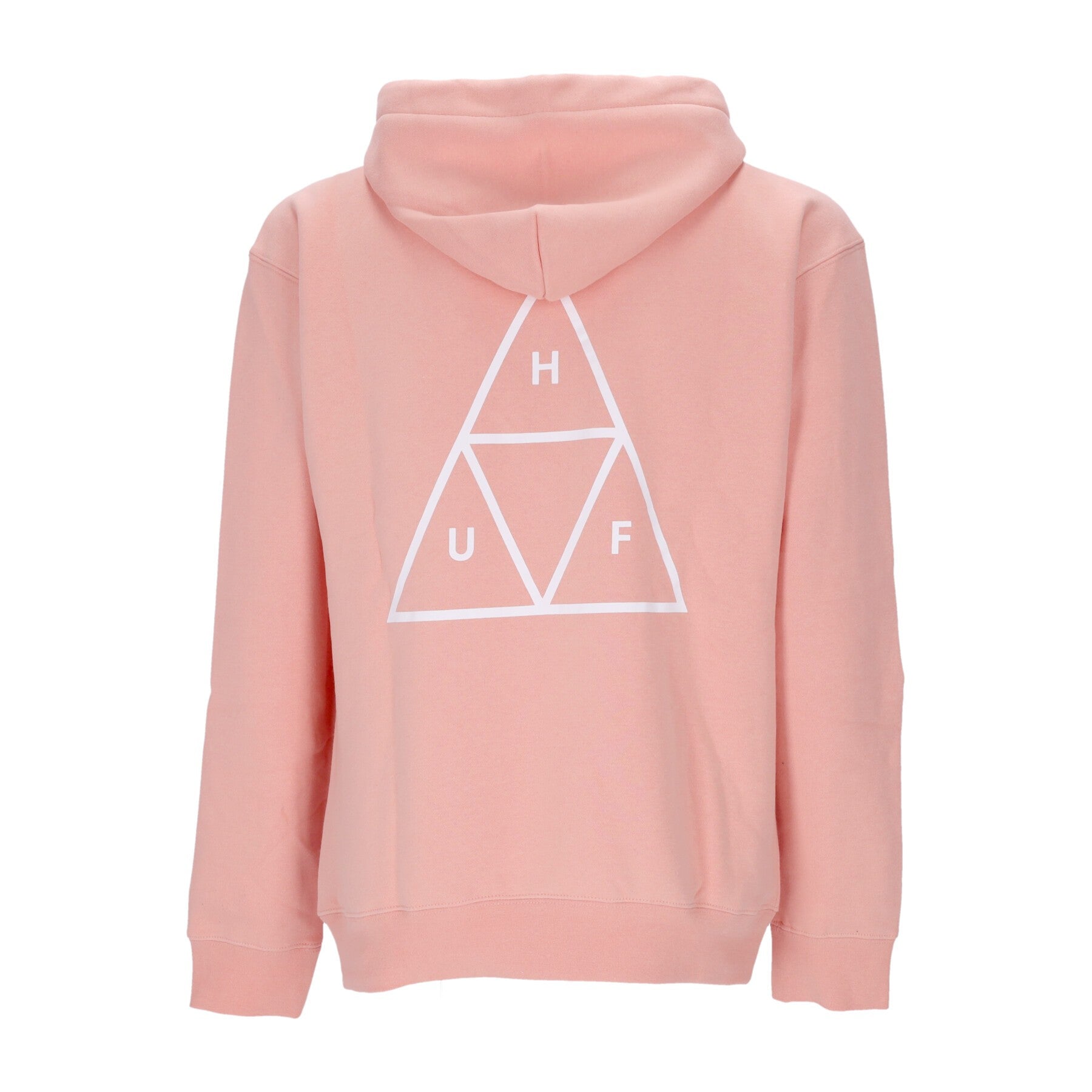 Huf, Felpa Cappuccio Uomo Essentials Tt P/o Hoodie, Coral Pink