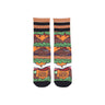 American Socks, Calza Media Uomo Signature Burger, Brown/multi
