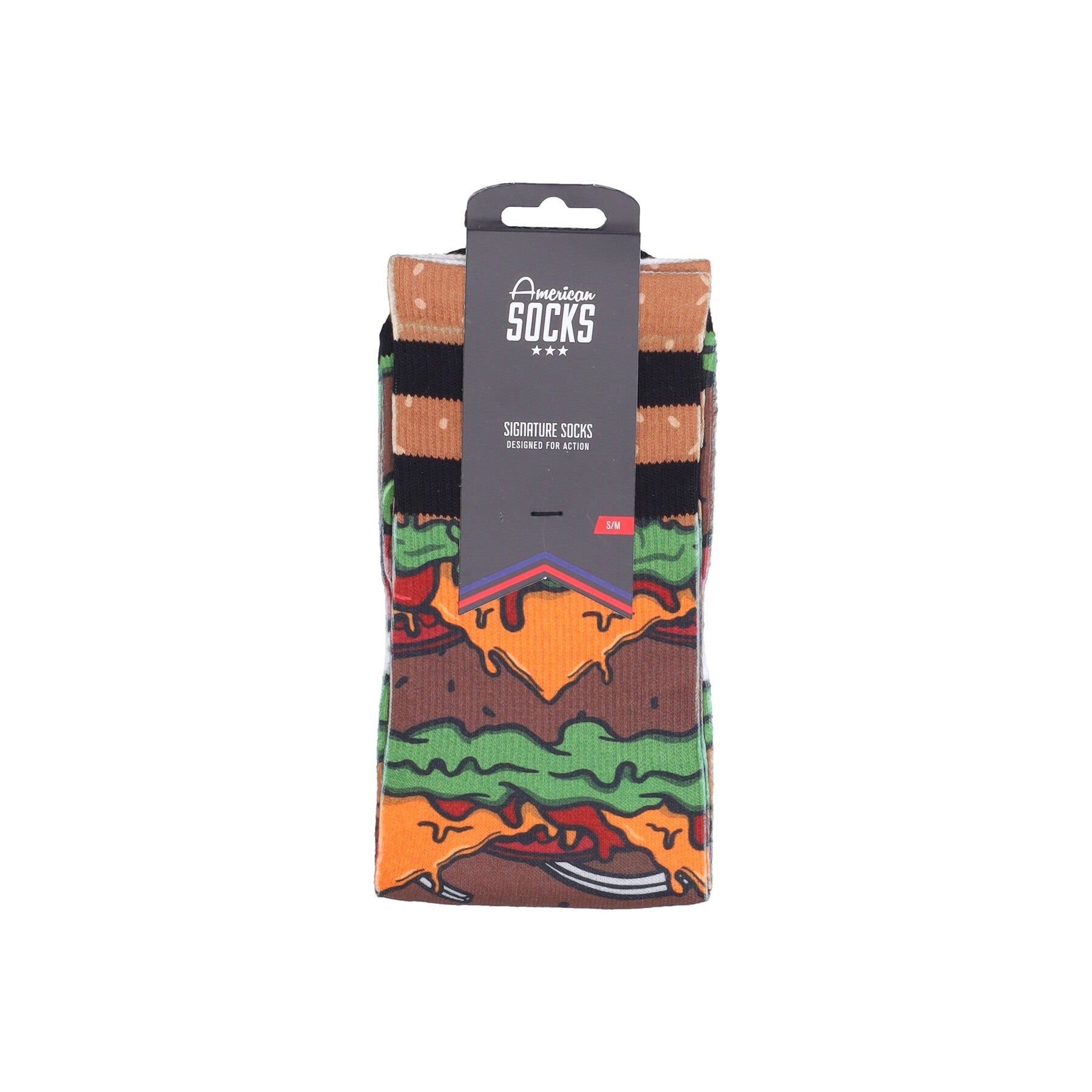 American Socks, Calza Media Uomo Signature Burger, 