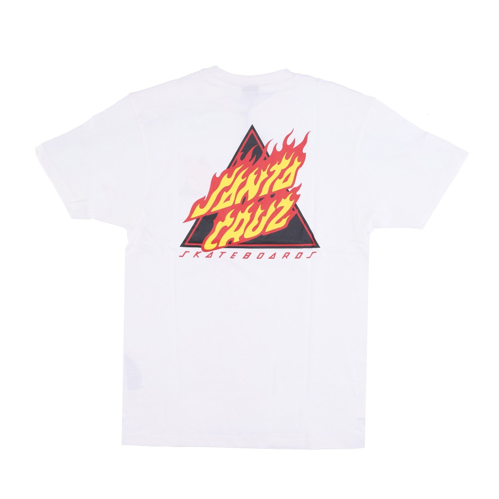 Santa Cruz, Maglietta Uomo Flamed Not A Dot Tee, White