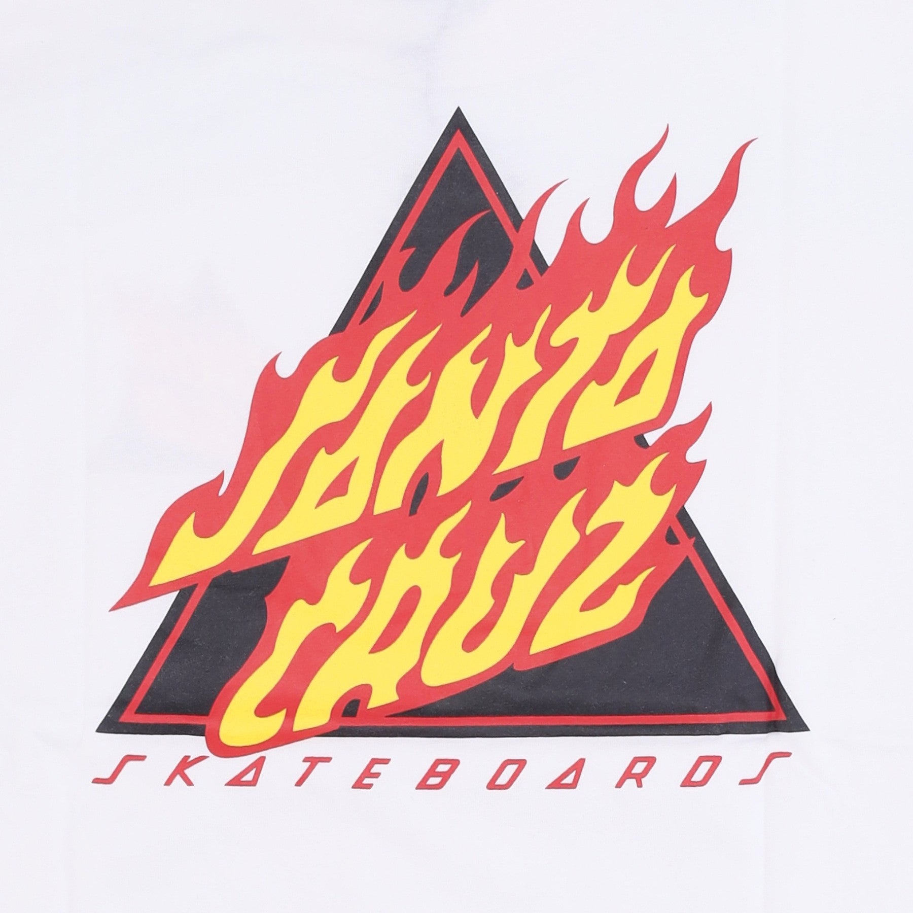 Santa Cruz, Maglietta Uomo Flamed Not A Dot Tee, 