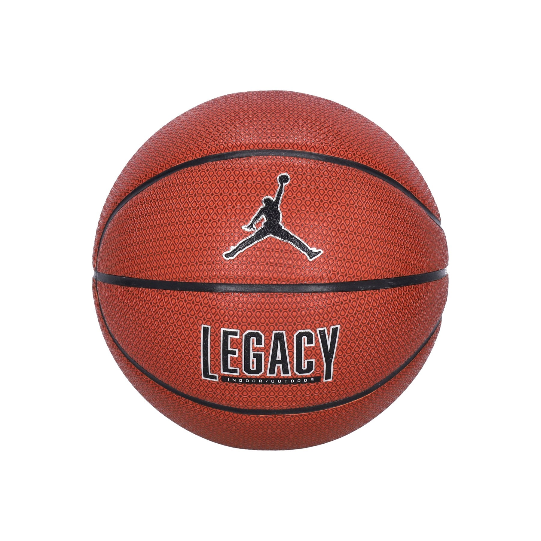 Jordan Nba, Pallone Uomo Legacy Size 07, Amber/black/metallic Silver/black