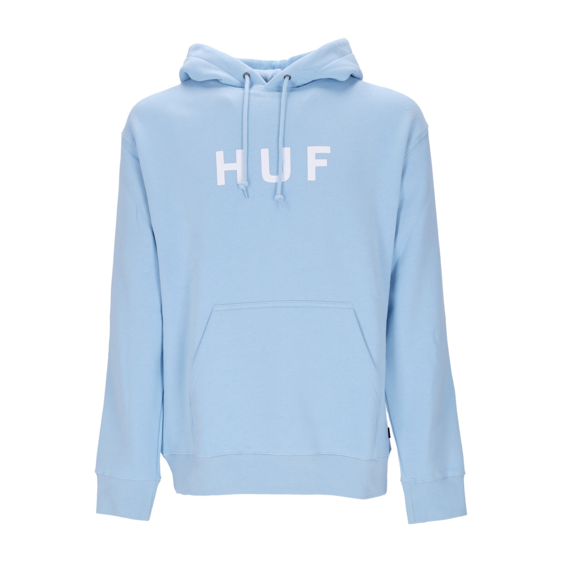 Huf, Felpa Cappuccio Uomo Essentials Og Logo P/o Hoodie, Light Blue