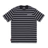 Independent, Maglietta Uomo Bauhaus Striped Tee, Black