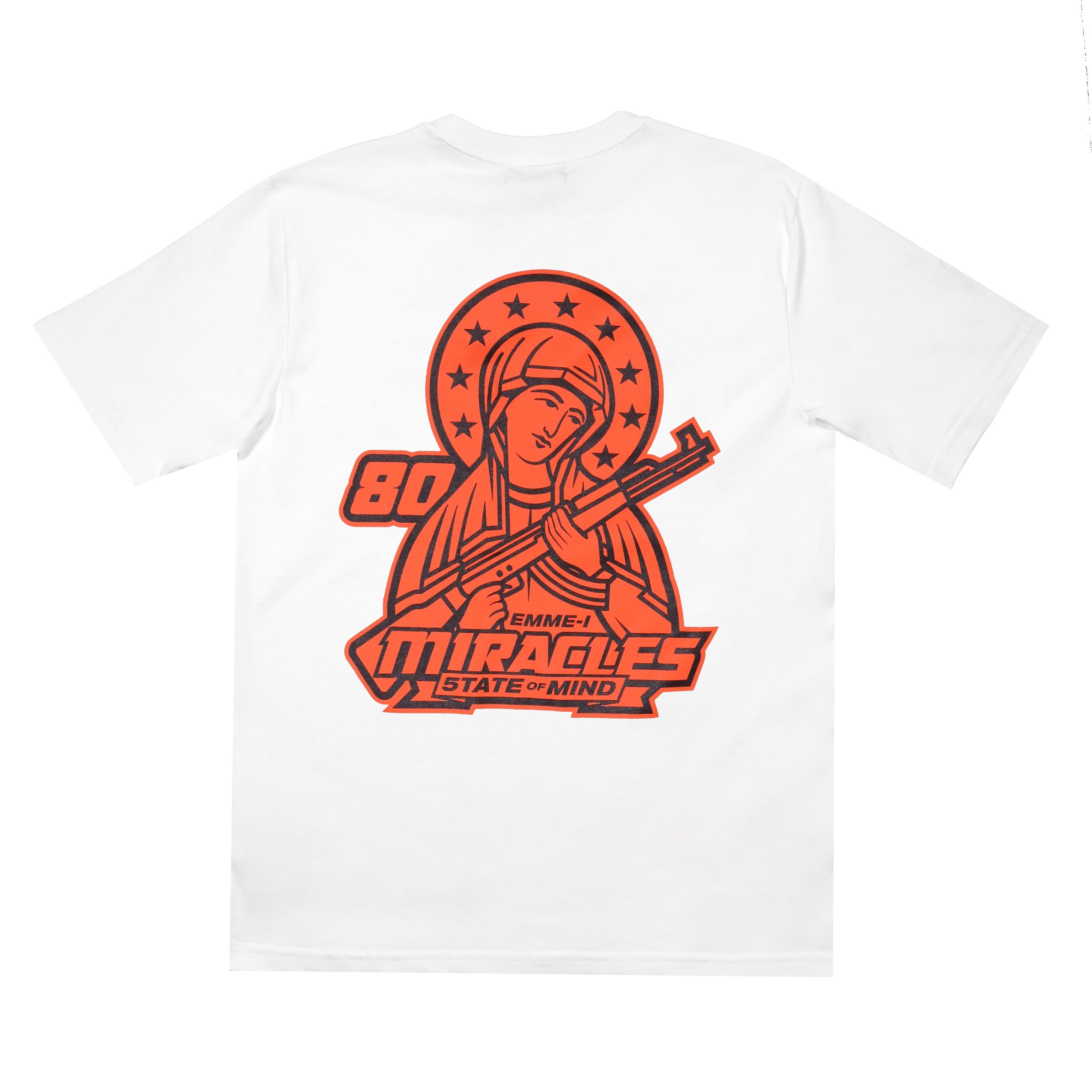 Emme-i Miracles Tee X Gue' White Men's T-Shirt