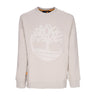 Timberland, Felpa Girocollo Uomo Core Logo Crewneck Brushback, Island Fossil