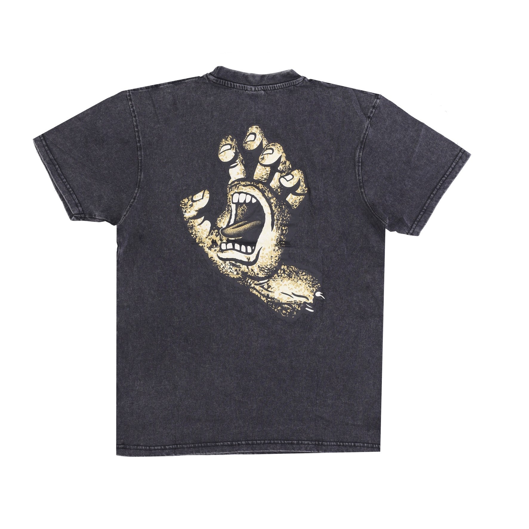 Camiseta de Hombre Camiseta de espeluznante de fluencia de ácido negro