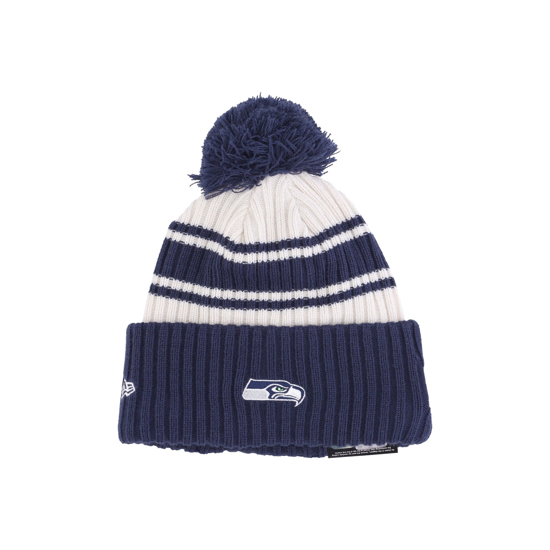 New Era, Cappello Pom Pom Uomo Nfl Sideline Sport Knit Seasea, 