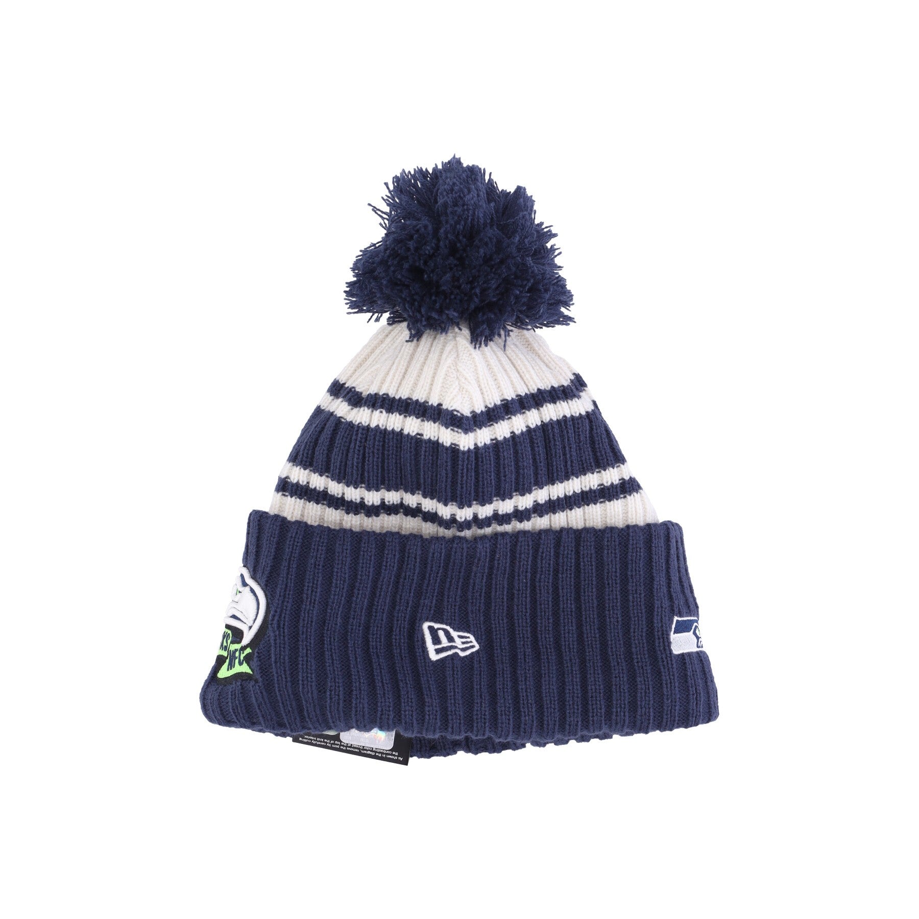 New Era, Cappello Pom Pom Uomo Nfl Sideline Sport Knit Seasea, 