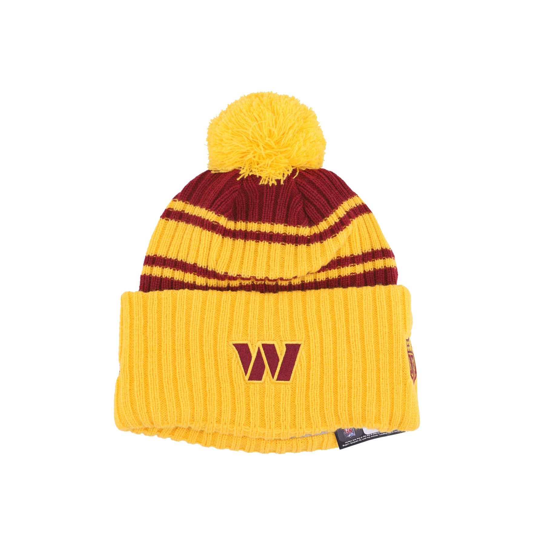 Hat Pom Pom Men Nfl Sport Sport Knit CW Wascom Couleurs de l'équipe originale
