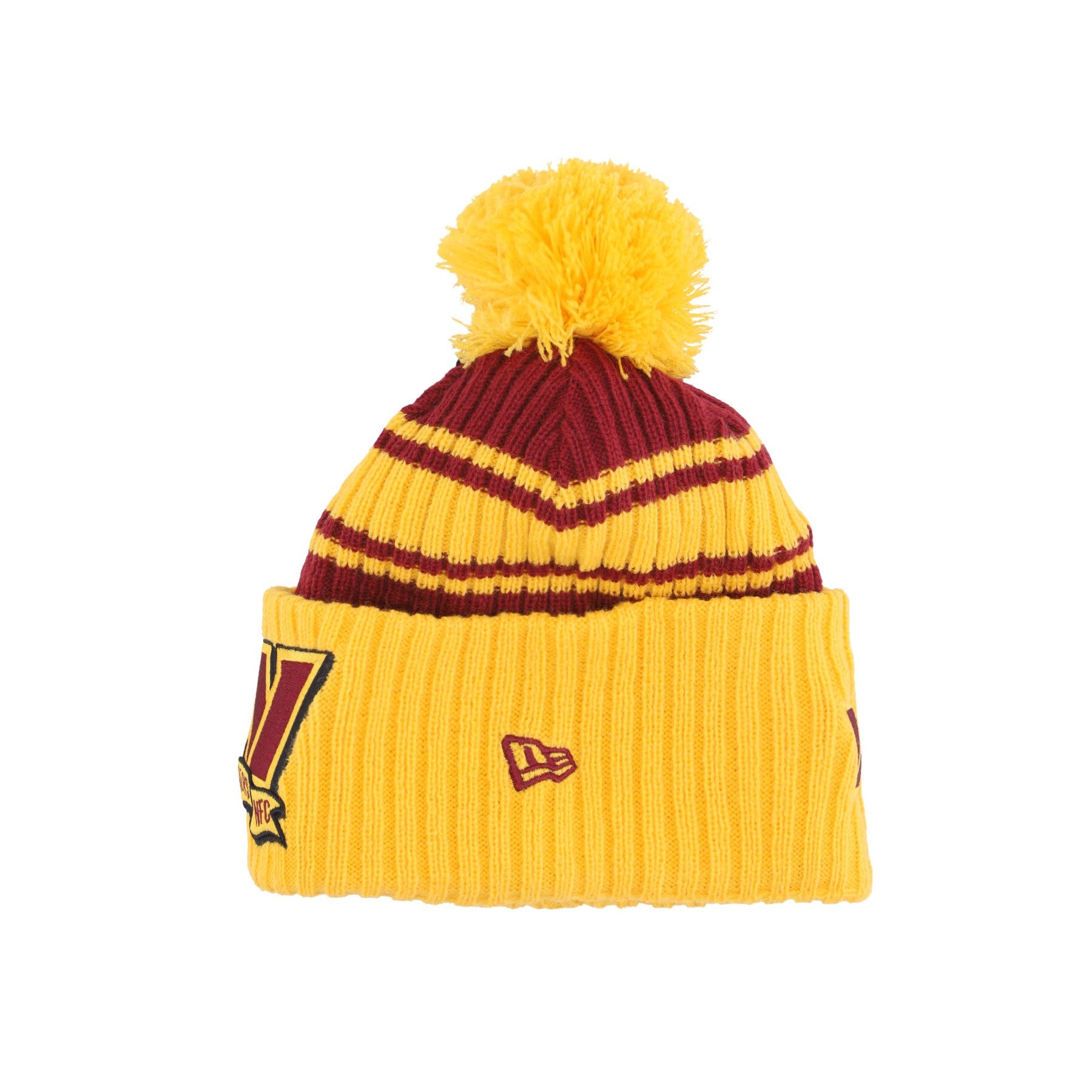 Hat Pom Pom Men Nfl Sport Sport Knit CW Wascom Couleurs de l'équipe originale