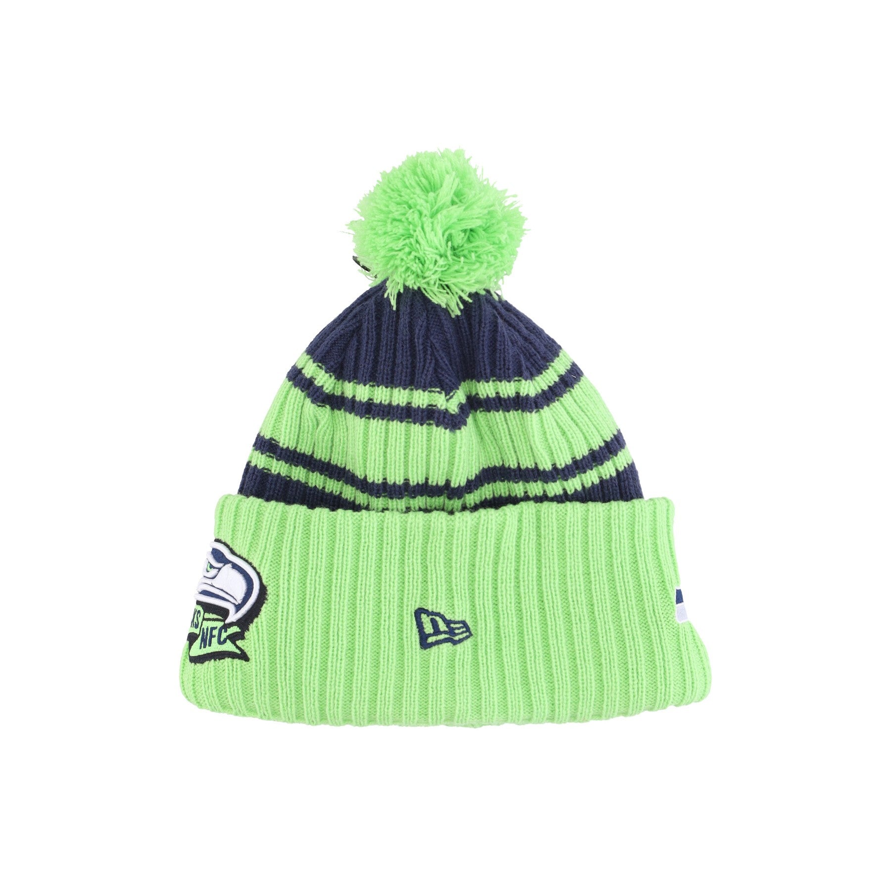 New Era, Cappello Pom Pom Uomo Nfl Sideline Sport Knit Cw Seasea, 