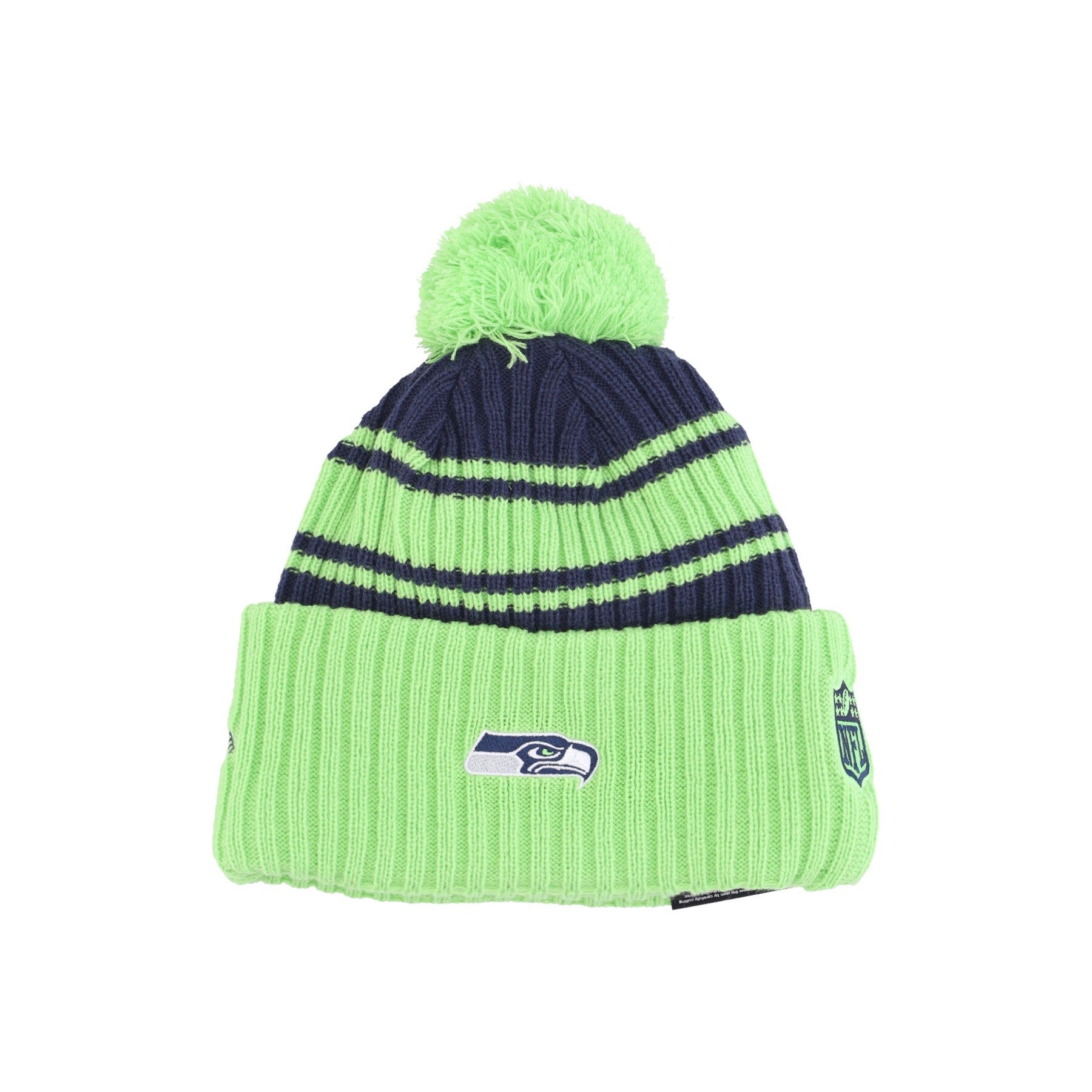 New Era, Cappello Pom Pom Uomo Nfl Sideline Sport Knit Cw Seasea, 