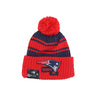 New Era, Cappello Pom Pom Uomo Nfl Sideline Sport Knit Cw Neepat, Original Team Colors