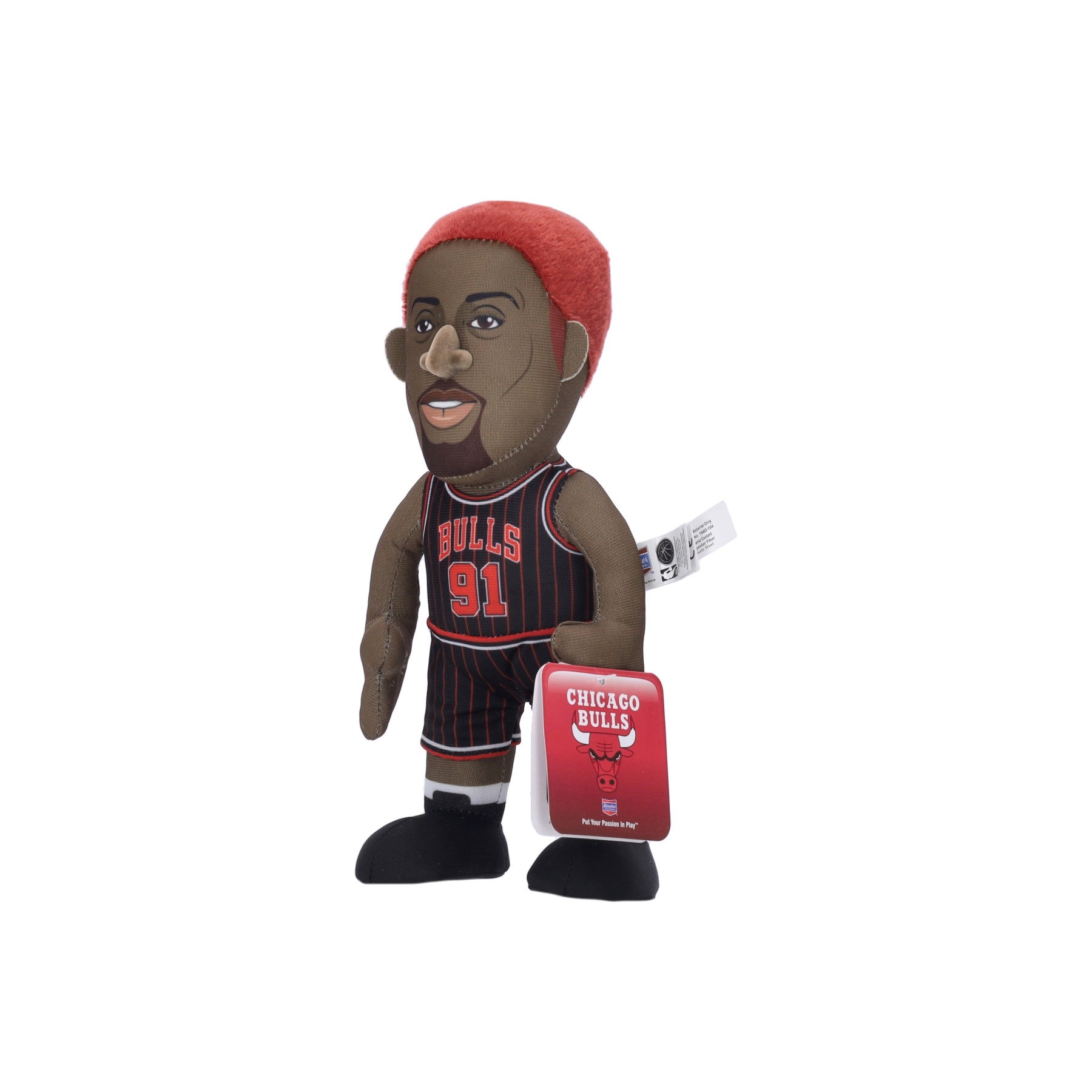 Men's NBA Plush No 91 Dennis Rodman Chibul Original Team Colors Figurine